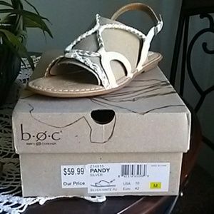Worn once! B.O.C. Pandy in silver/white.